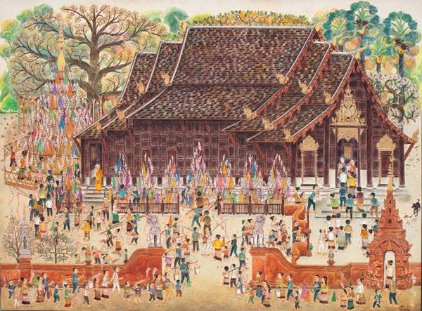 นิทรรศการ "King and Buddhism Lanna Art"