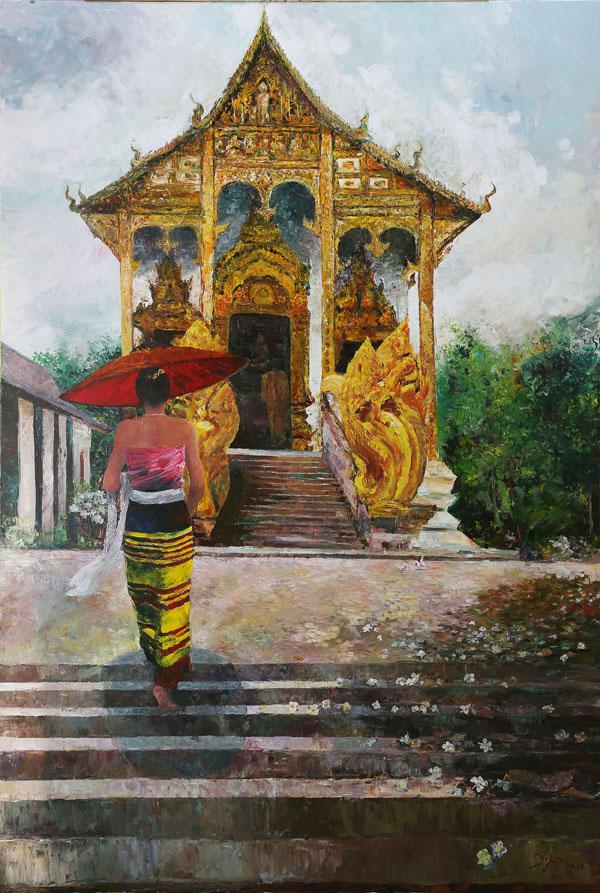 เสน่ห์เวียงพิงค์ 1 ขนาดภาพ 300 x 200 cm. เทคนิค สีอะคริลิก เกรียง บน canvas เสน่ห์เวียงพิงค์ 1 ขนาดภาพ 300 x 200 cm. เทคนิค สีอะคริลิก เกรียง บน canvas
