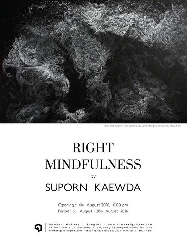 นิทรรศการ “สติ : Right mindfulness”