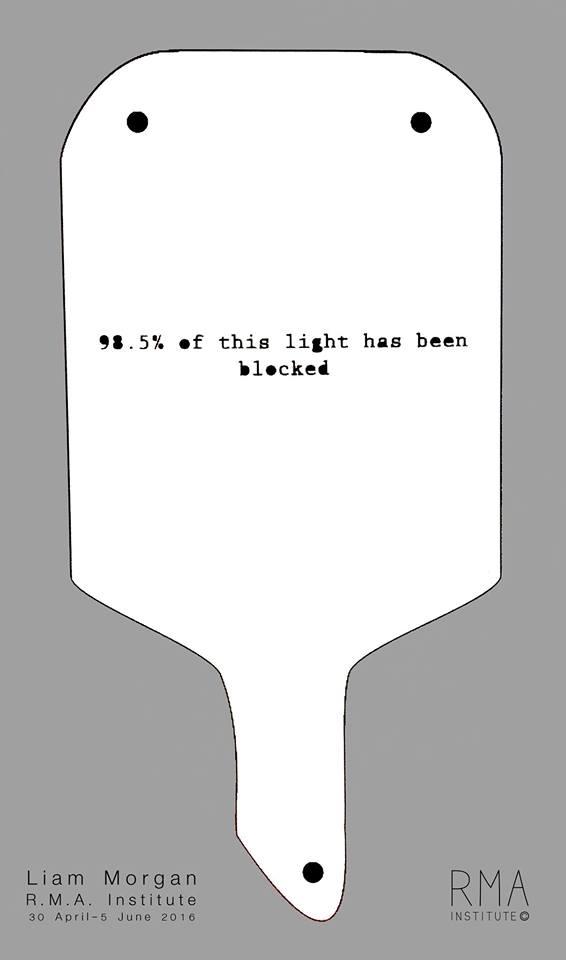 นิทรรศการ "98.5% of this light has been blocked"