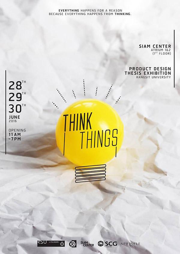 นิทรรศศิลปนิพนธ์ "Think Things"