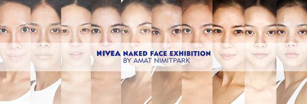 NIVEA Naked Face Exhibition by AMAT NIMITPARK