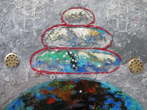 โลกธรรม ๑ Mixed Media 40x40 ซม. (ผศ. ดร. ฐิติพันธ์) โลกธรรม ๑ Mixed Media 40x40 ซม. (ผศ. ดร. ฐิติพันธ์)