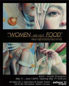 นิทรรศการ "Women Are Not FOOD"