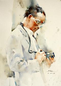 นิทรรศการจิตรกรรม “ภาพไม่เหมือน” (Unlikeness : portrait watercolor painting) นิทรรศการจิตรกรรม “ภาพไม่เหมือน” (Unlikeness : portrait watercolor painting)